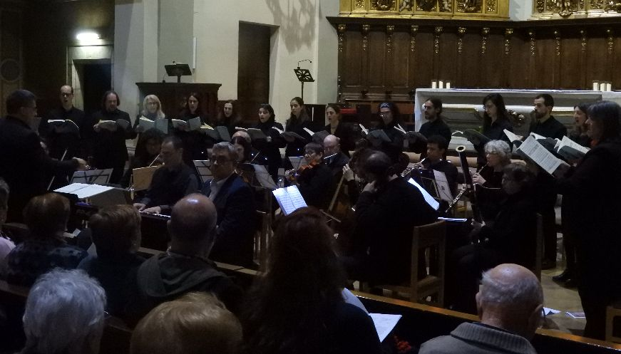 Centelles s’omple de música i cant polifònic amb La Passió segons Sant Joan, de J.S.Bach